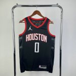 NBA 0 Westbrook Houston Rockets 23-24 statement Maillot noir